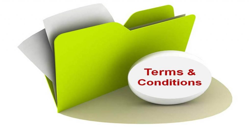 terms and conditions banner